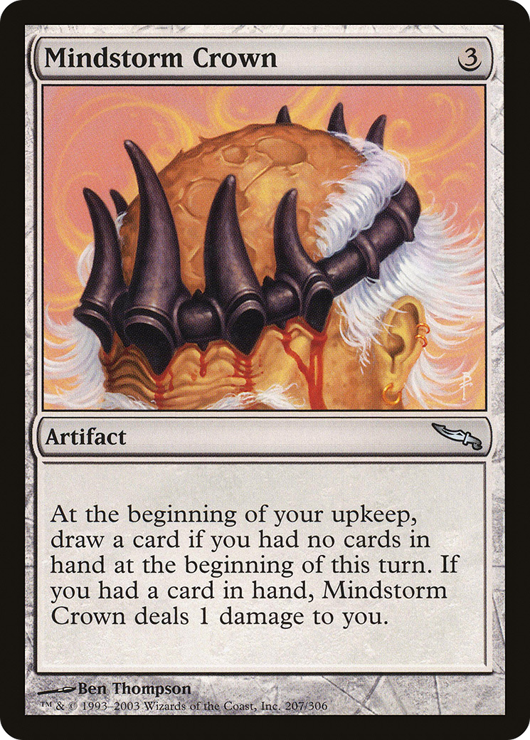 Couronne Mindstorm (MRD-207) - Feuille Mirrodin