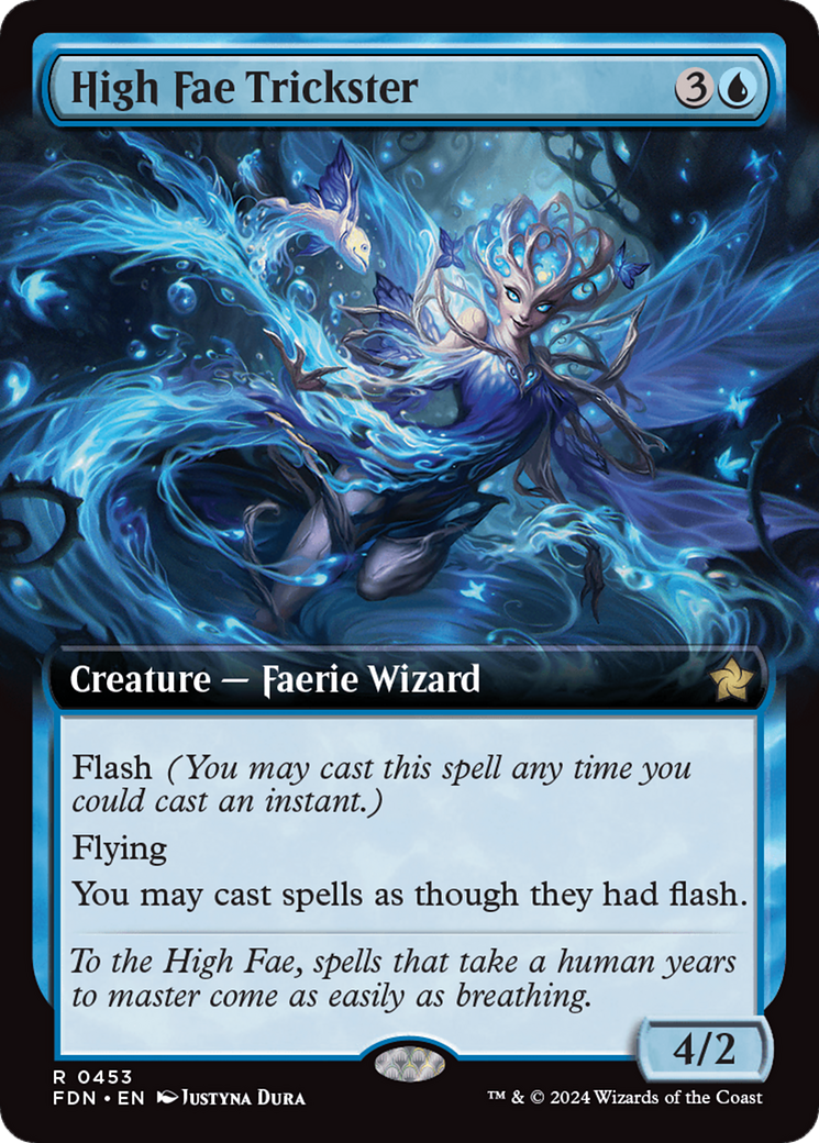 Fae Trickster (FDN-453) - Fondations : (Art étendu) Foil 