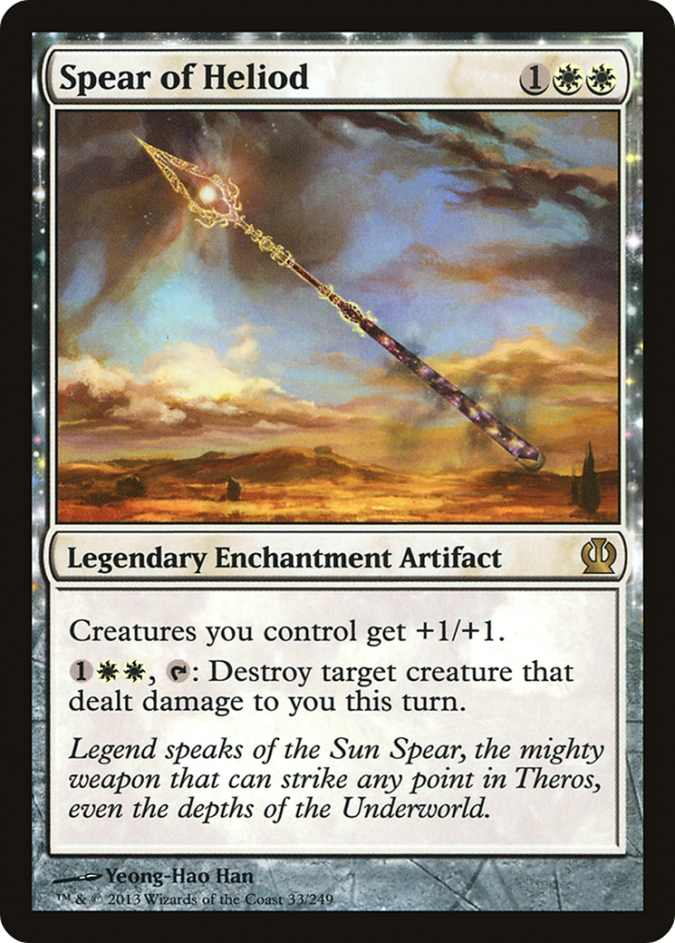 Lance d'Héliode (THS-033) - Theros : (enchantement) Foil 