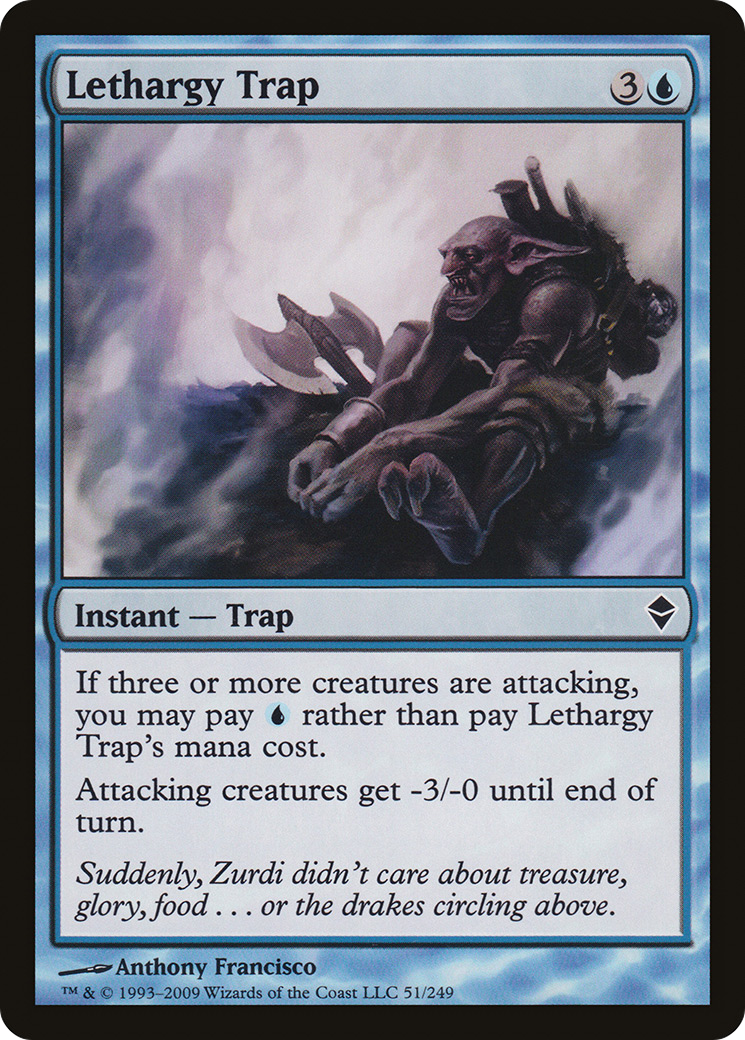 Lethargy Trap (ZEN-051) - Zendikar Foil