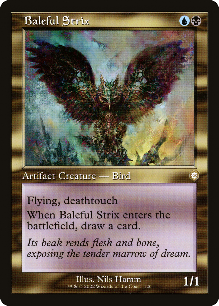 Baleful Strix (Retro Frame) (BRC-120) - The Brothers' War Commander