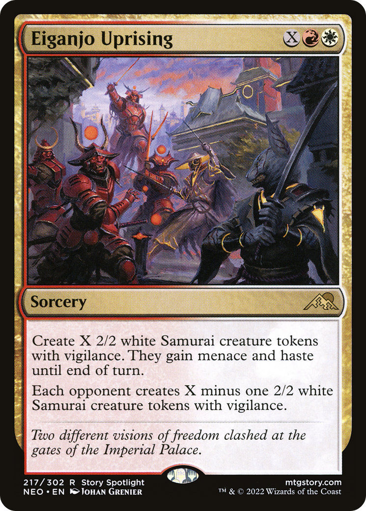 Soulèvement d'Eiganjo (NEO-217) - Kamigawa : Neon Dynasty Foil