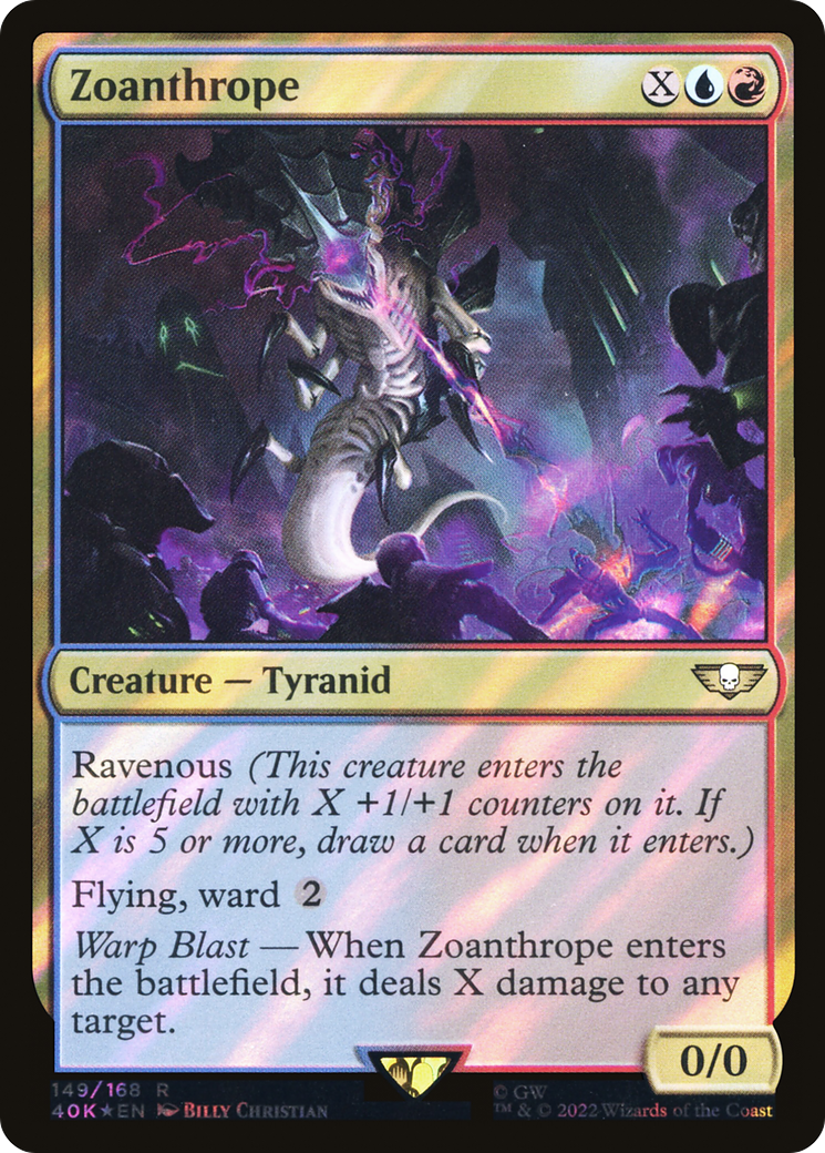Zoanthrope (Surge Foil) (40K-149) - Warhammer 40,000 Commander Foil