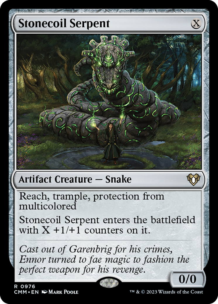 Serpent de pierre (CMM-976) - Commander Masters 