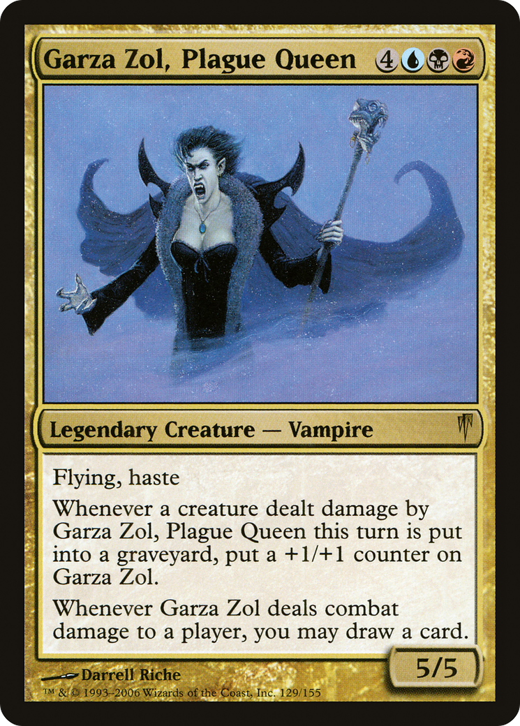 Garza Zol, Reine de la Peste (CSP-129) - Coldsnap Foil 
