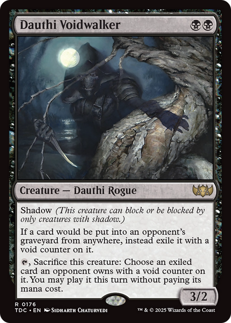Dauthi Voidwalker (TDC-176) - Commandant : Tarkir : Tempête de dragons 