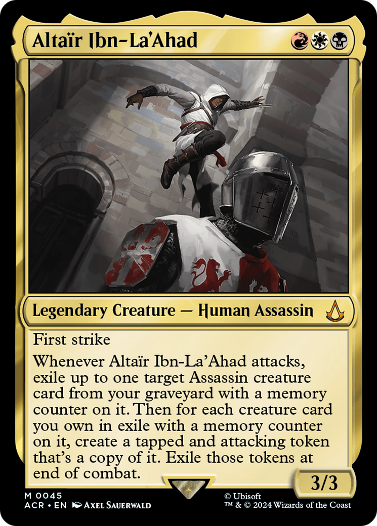 Altaïr Ibn-La'Ahad (ACR-045) - Assassin's Creed Foil 
