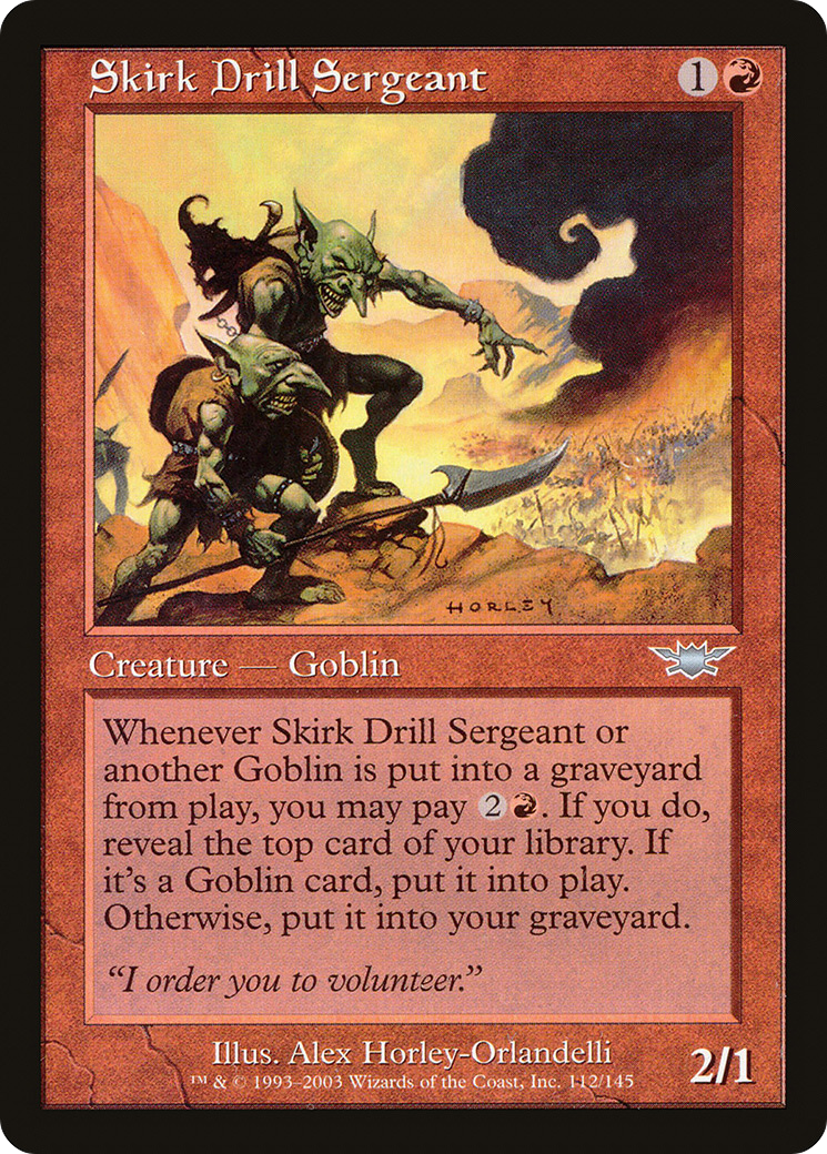 Sergent instructeur Skirk (LGN-112) - Legions Foil