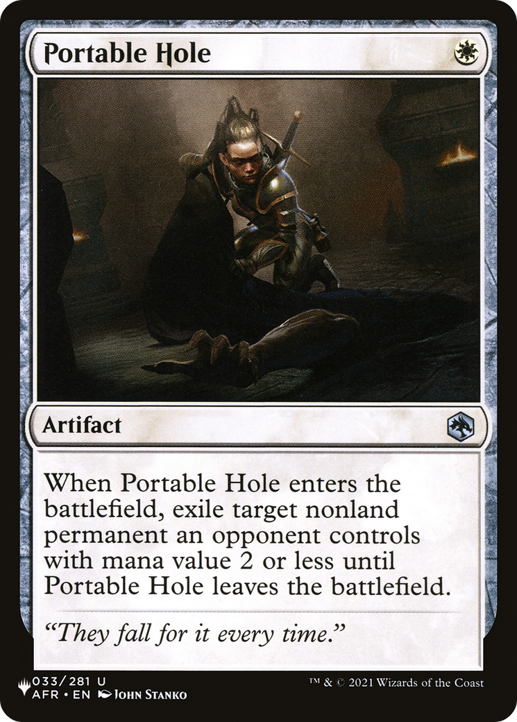 Portable Hole (LIST-AFR-33) - The List