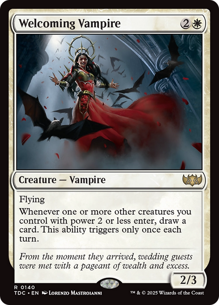 Vampire accueillant (TDC-140) - Commandant : Tarkir : Tempête de dragons 