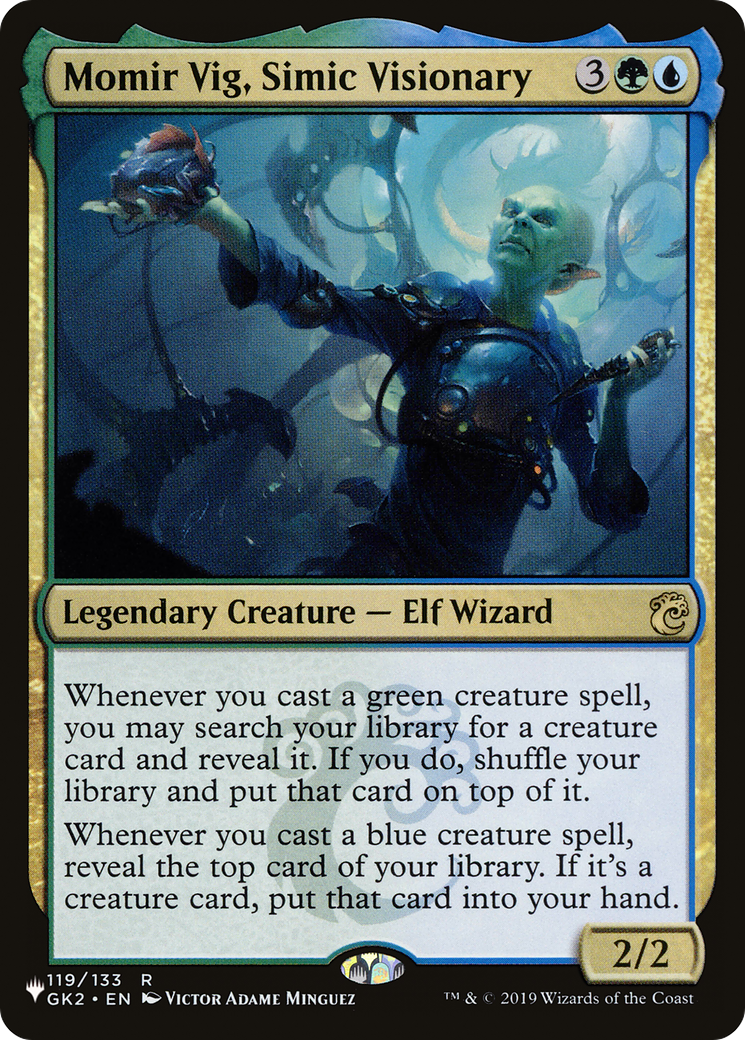 Momir Vig, Simic Visionary (LIST-GK2-119) - The List