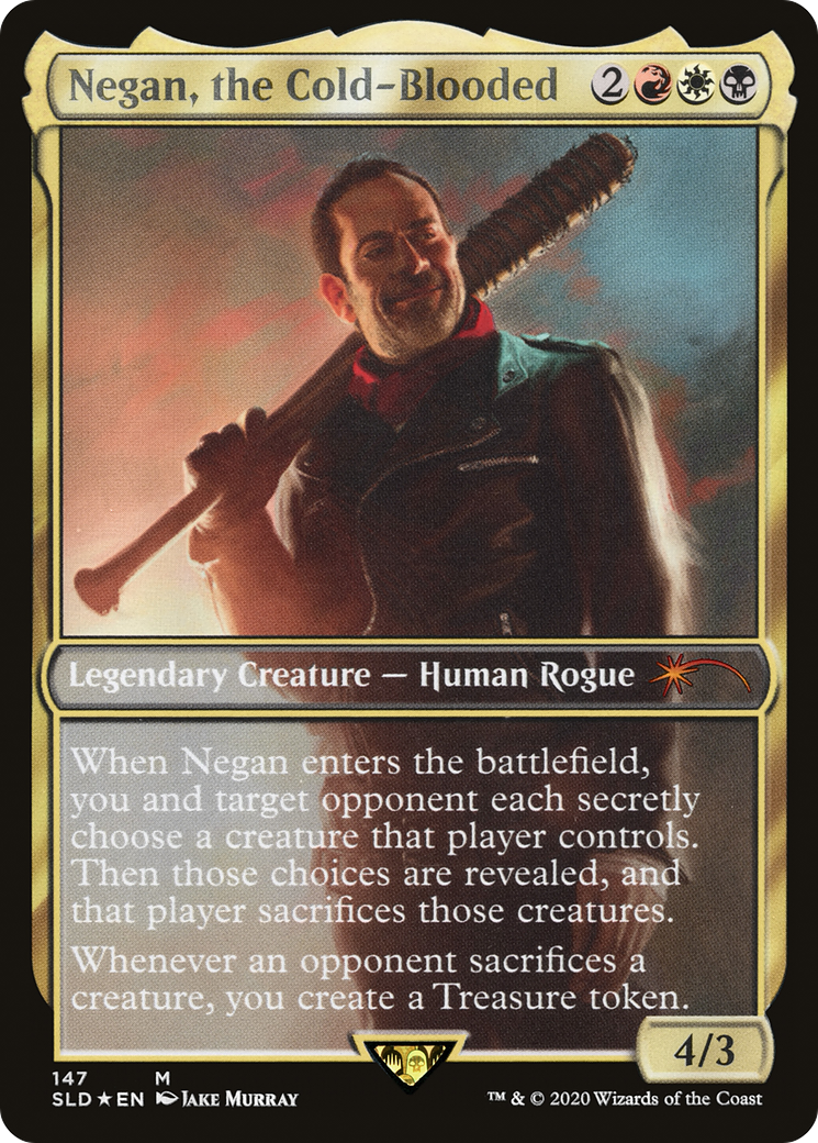 Malik, Grim Manipulator (SLD-147) - Secret Lair Drop / Negan, the Cold-Blooded Foil