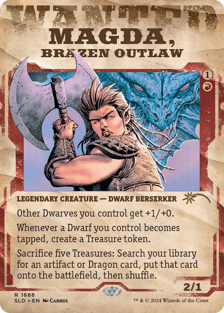 Magda, Brazen Outlaw (SLD-1688) - Secret Lair Drop: (Showcase) (Borderless)