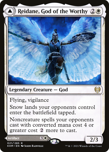 Reidane, Dieu des Dignes // Valkmira, Bouclier du Protecteur (KHM-021) - Kaldheim Foil 