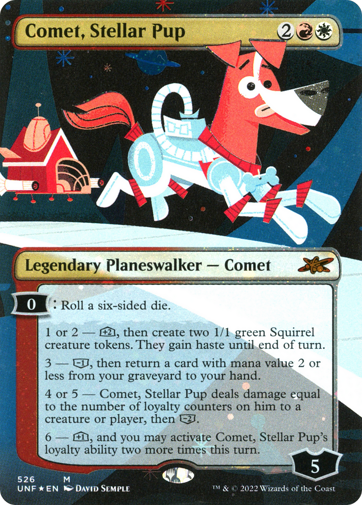 Comète, Stellar Pup (UNF-526) - Unfinity (sans bordure) Foil 