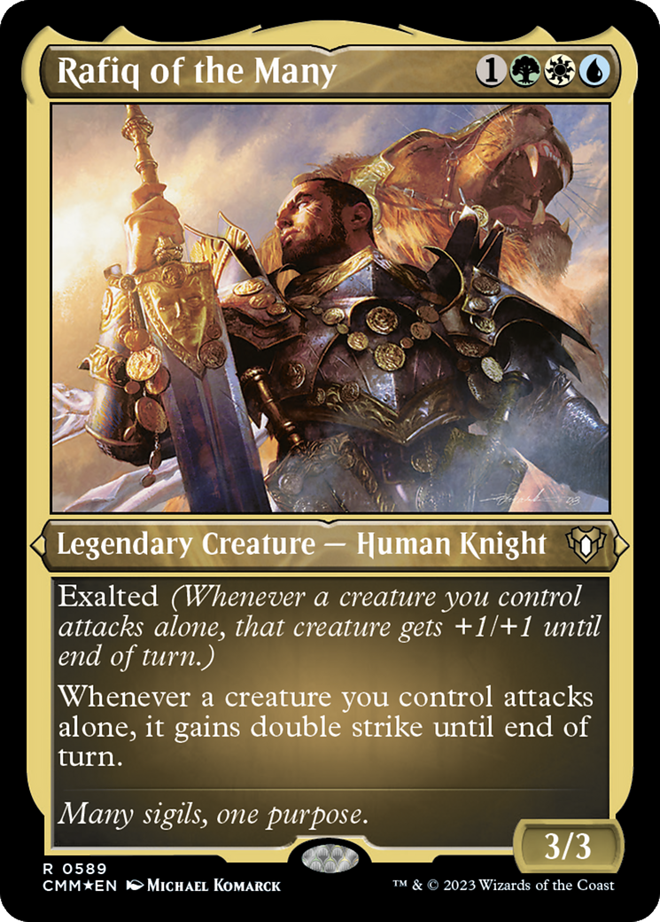 Rafiq des Nombreux (CMM-589) - Commander Masters Etched Foil 