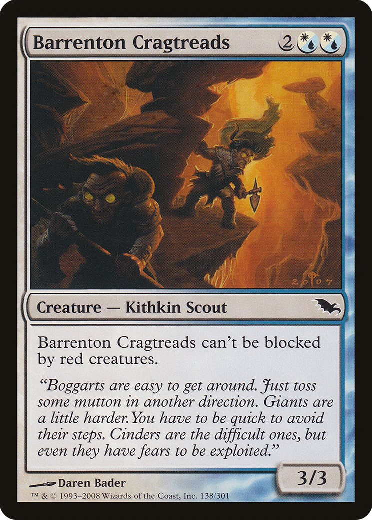 Barrenton Cragtreads (SHM-138) - Shadowmoor Foil