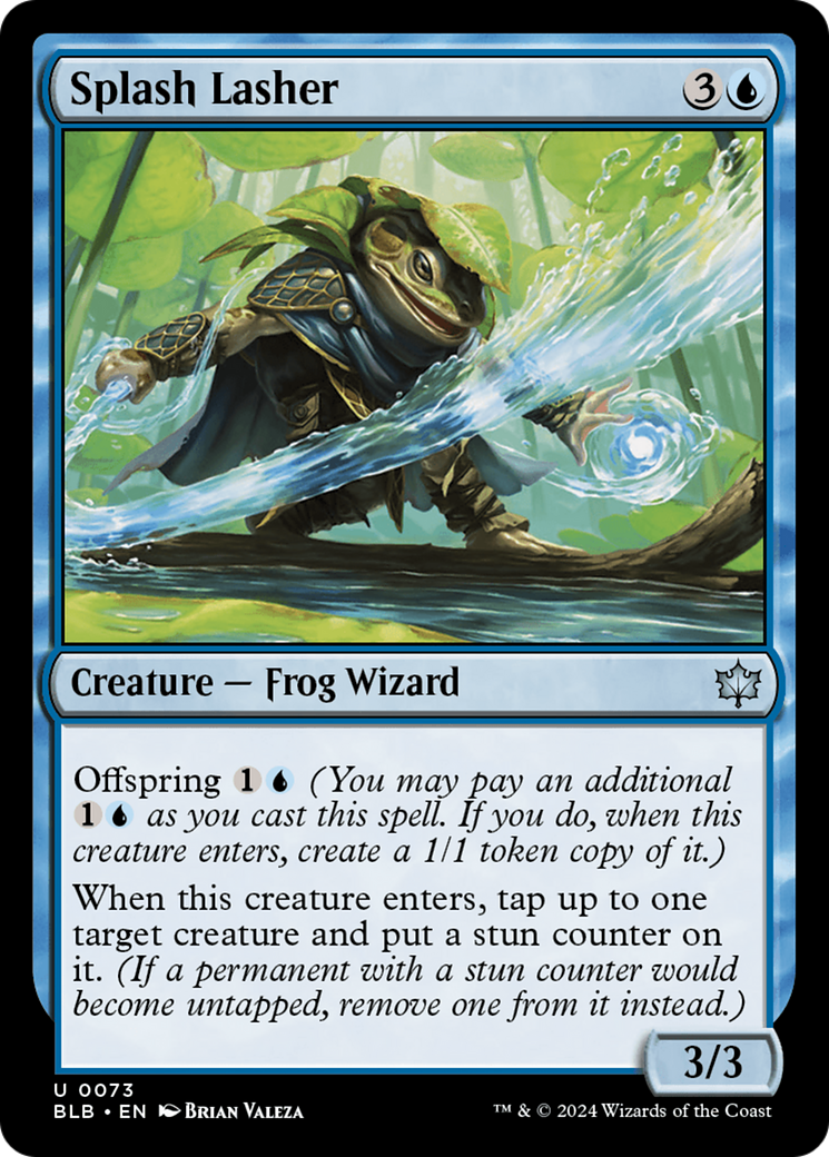 Splash Lasher (BLB-073) - Bloomburrow 