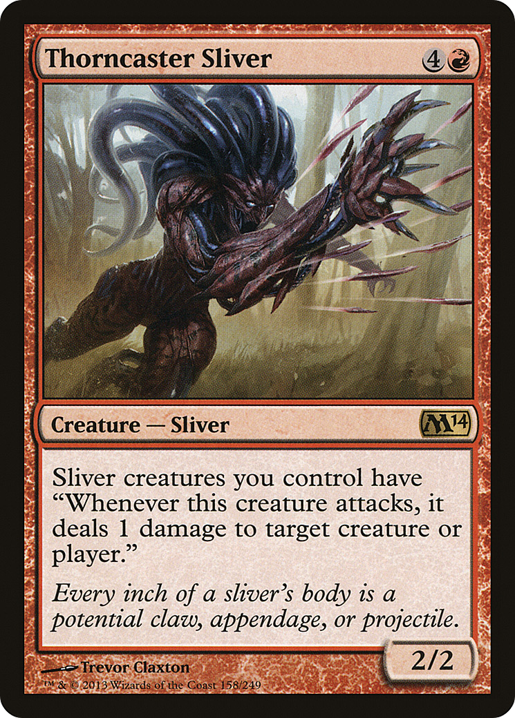 Thorncaster Sliver (M14-158) - Magic 2014 Foil