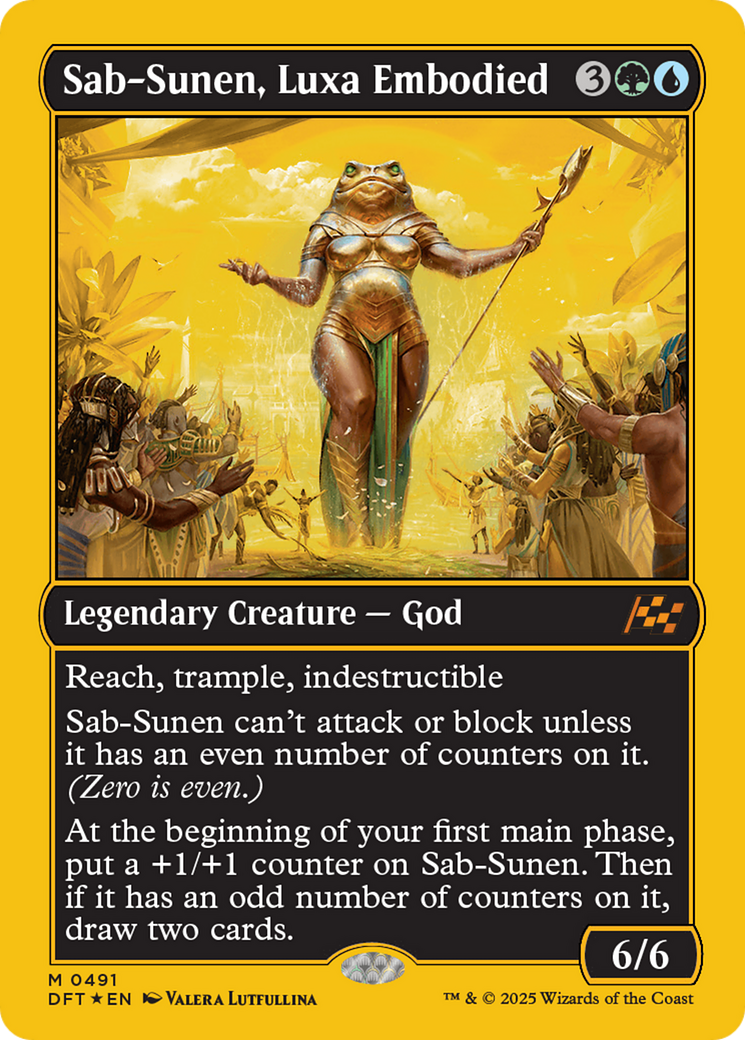 Sab-Sunen, Luxa incarnée (Première place) (DFT-491) - Aetherdrift Foil
