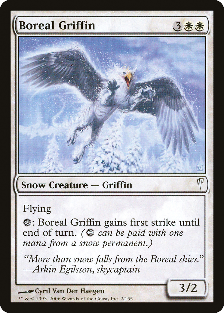 Griffon boréal (CSP-002) - Feuille Coldsnap 