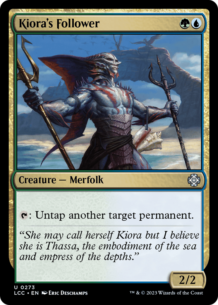 Le disciple de Kiora (LCC-273) - Commandant des Cavernes perdues d'Ixalan 