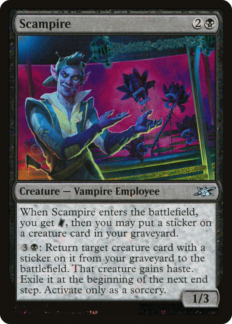 Scampire (Galaxy Foil) (UNF-375) - Unfinity Foil