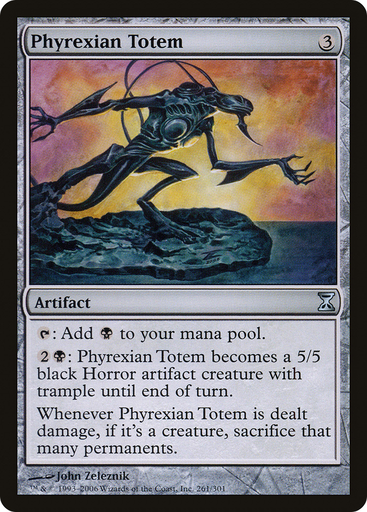 Totem Phyrexian (TSP-261) - Spirale temporelle 