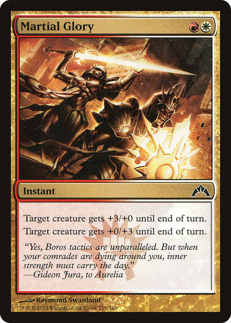 Gloire martiale (GTC-175) - Gatecrash Foil 