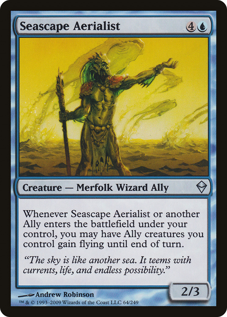 Seascape Aerialist (ZEN-064) - Zendikar Foil