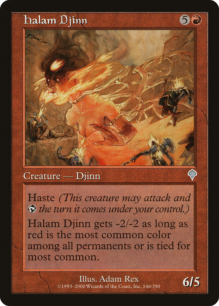 Halam Djinn (INV-146) - Feuille d'invasion 