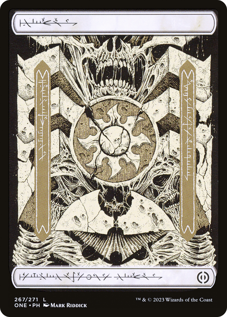 Plains (267) - Full Art (ONE-267) - Phyrexia: All Will Be One Foil