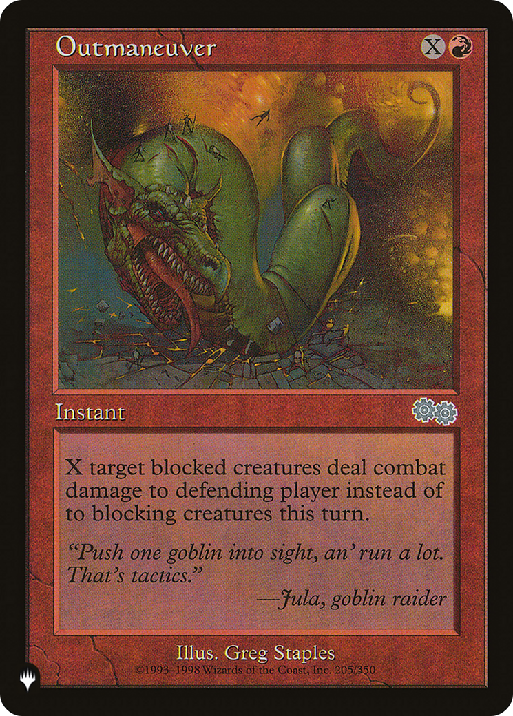 Outmaneuver (LIST-USG-205) - The List