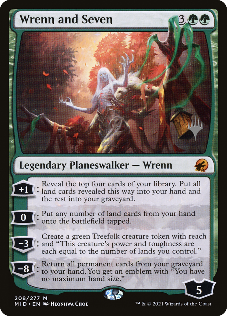 Wrenn et Seven (PMID-208P) - Innistrad : Midnight Hunt (promotions)