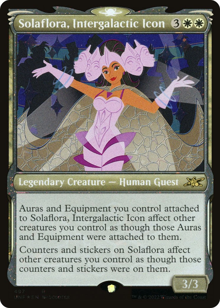 Solaflora, icône intergalactique (UNF-497) - Unfinity : (Showcase) Foil 