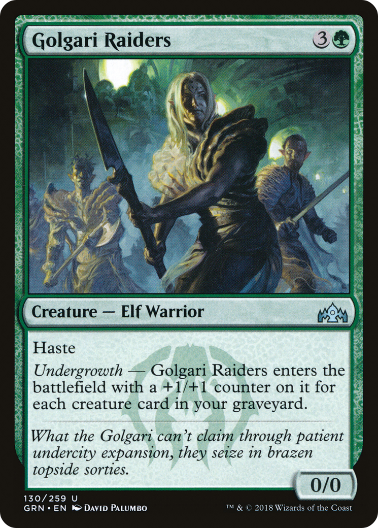 Raiders de Golgari (GRN-130) - Guildes de Ravnica Foil 