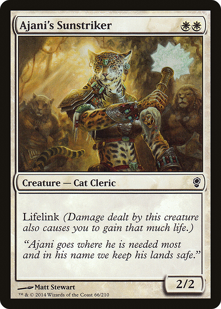 Ajani's Sunstriker (CNS-066) - Conspiration 