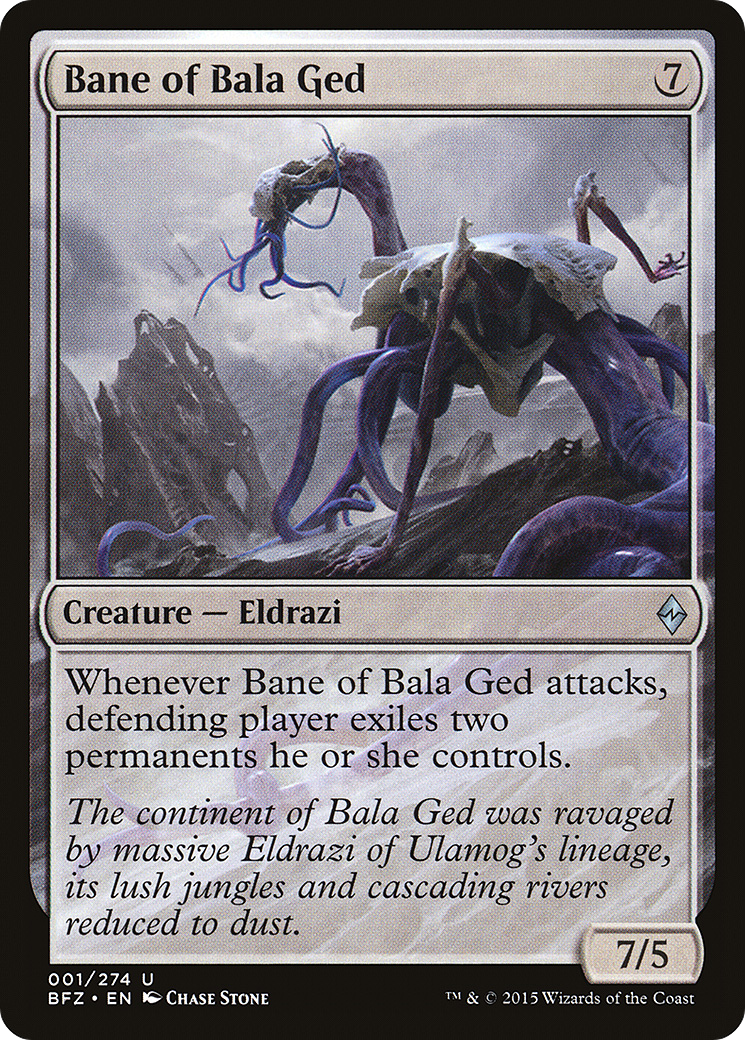 Fléau de Bala Ged (BFZ-001) – Bataille pour Zendikar Foil 