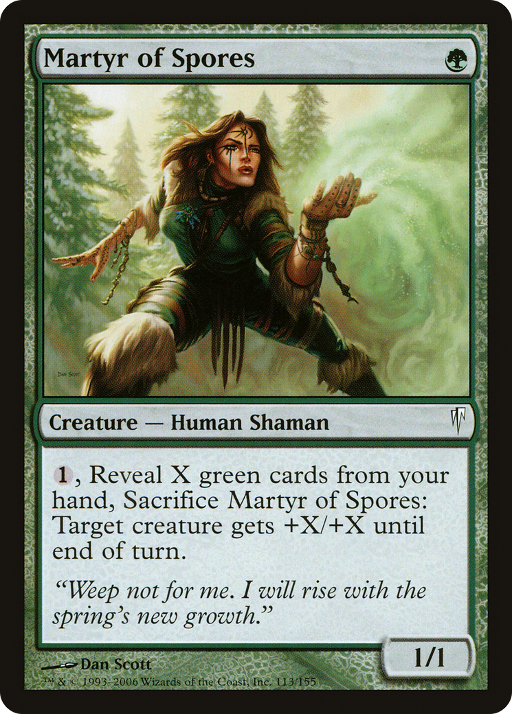 Martyr des spores (CSP-113) - Coldsnap Foil 