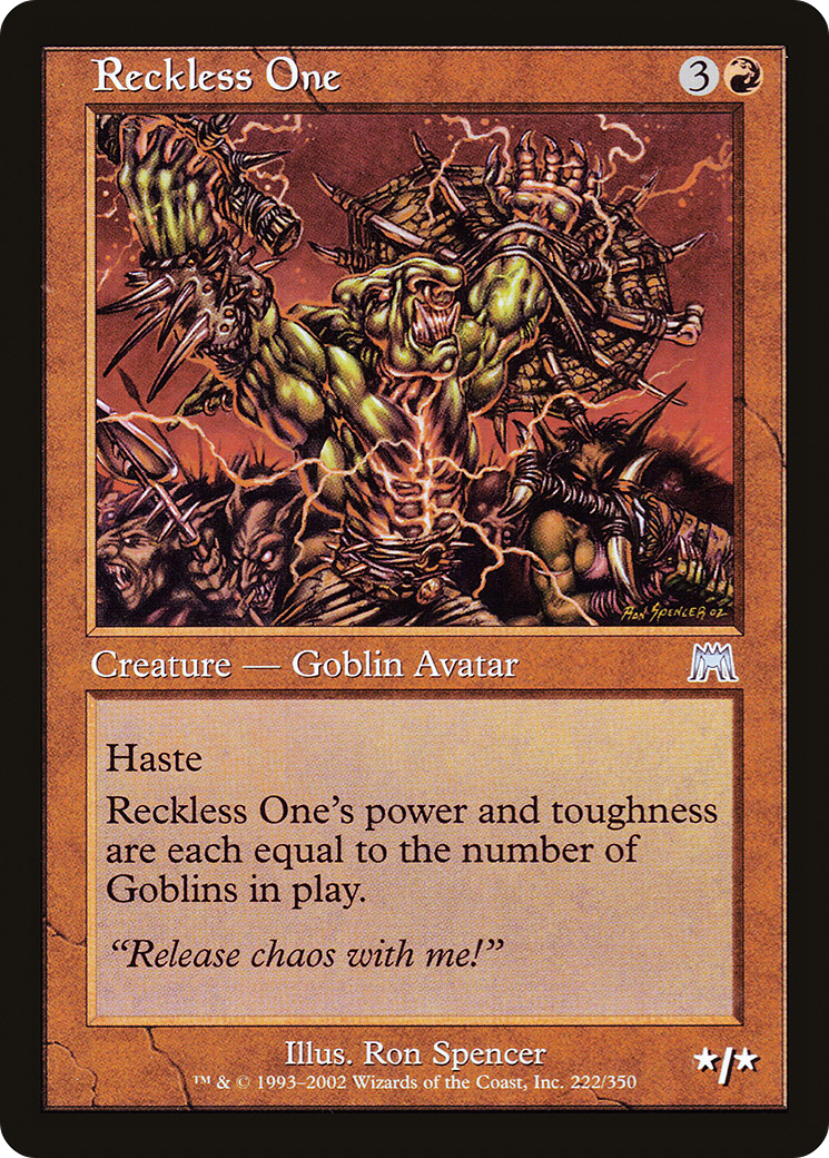 Reckless One (ONS-222) - Onslaught Foil 