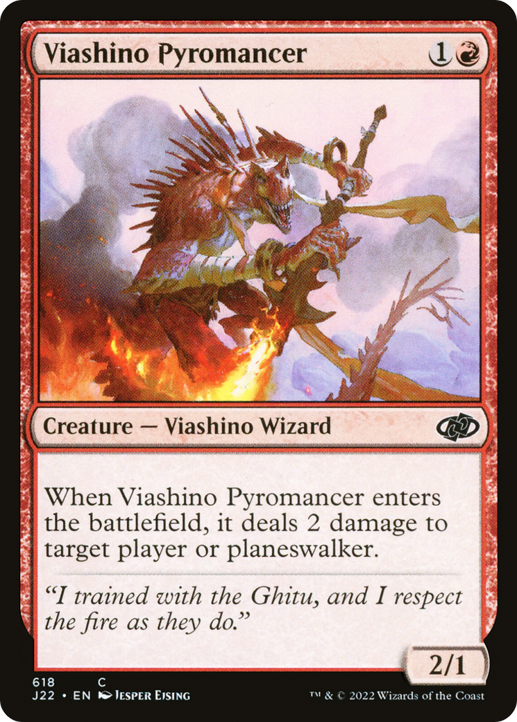 Viashino Pyromancer (J22-618) - Jumpstart 2022