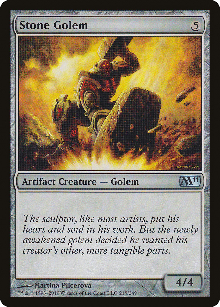 Stone Golem (M11-215) - Magic 2011