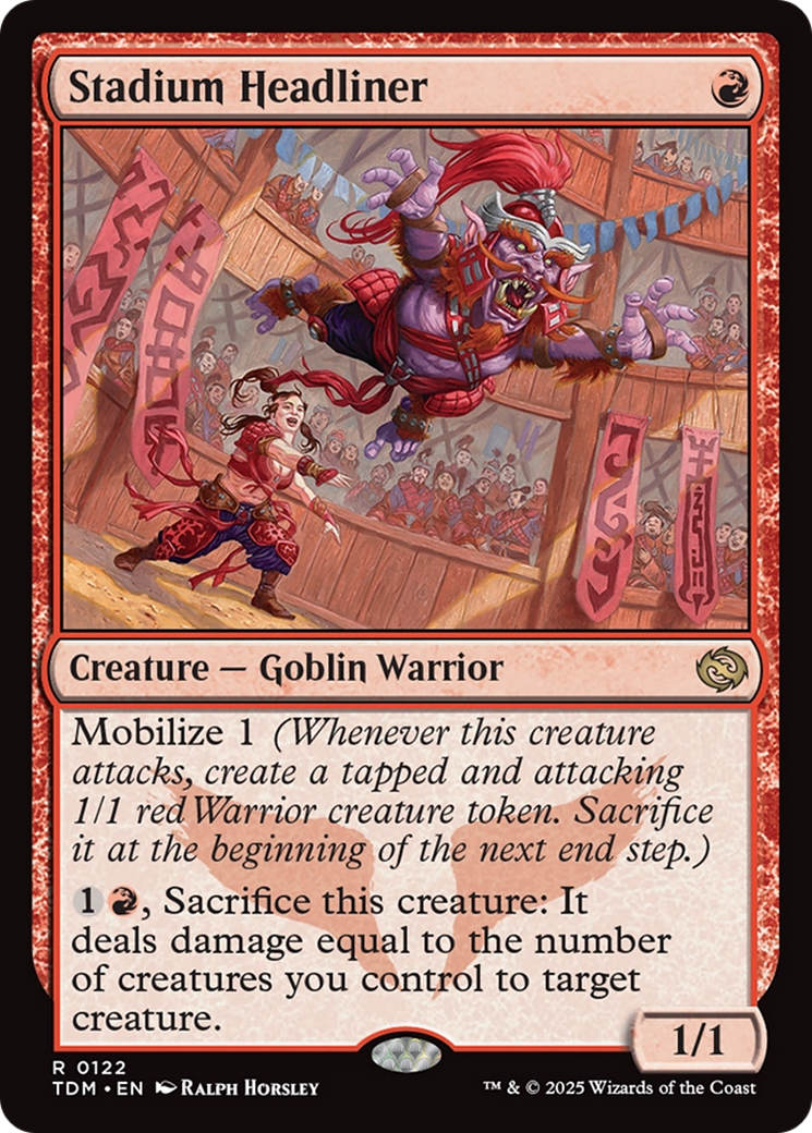 Tête d'affiche du stade (TDM-122) - Tarkir : Dragonstorm Foil 