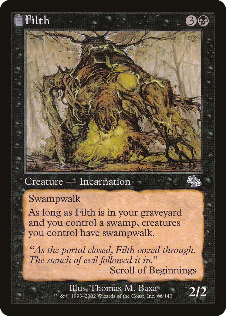 Filth (JUD-066) - Jugement : (pierre tombale) Foil 