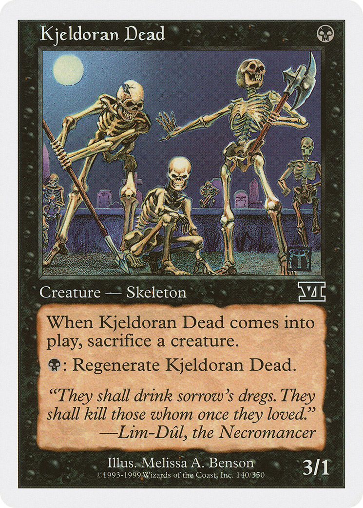 Kjeldoran Dead (6ED-140) - Classic Sixth Edition