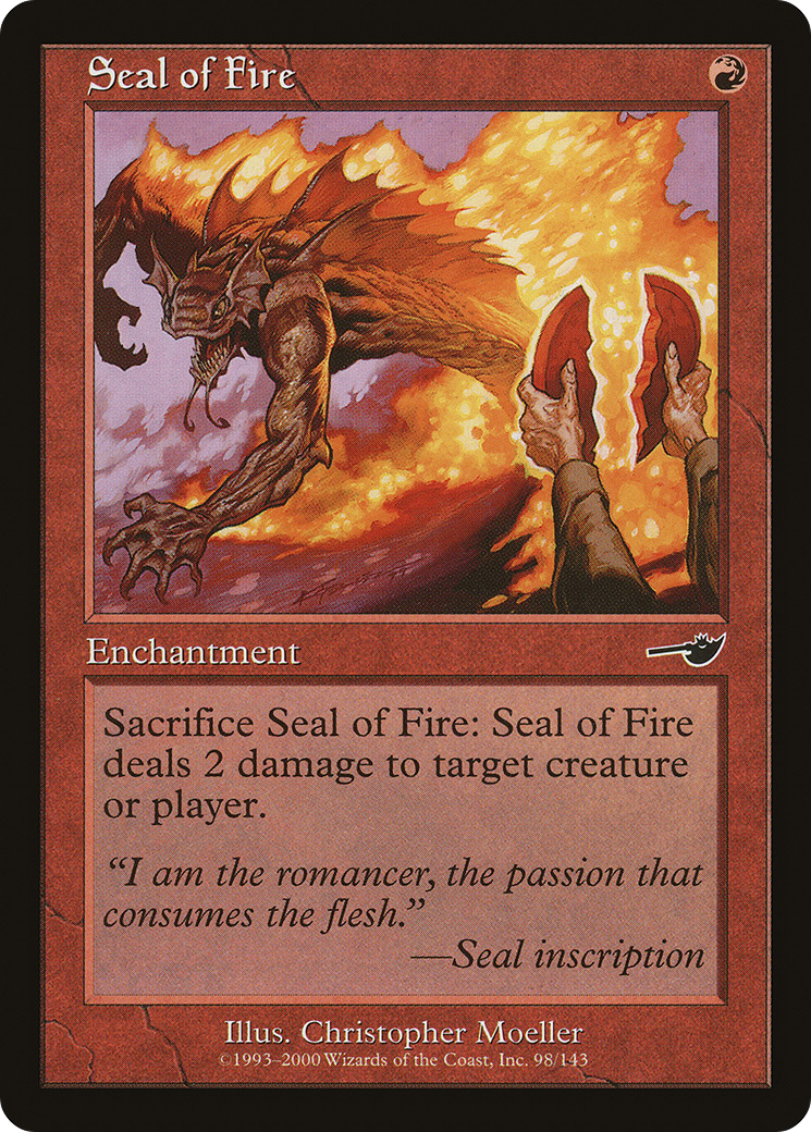 Sceau de feu (NEM-098) - Nemesis 