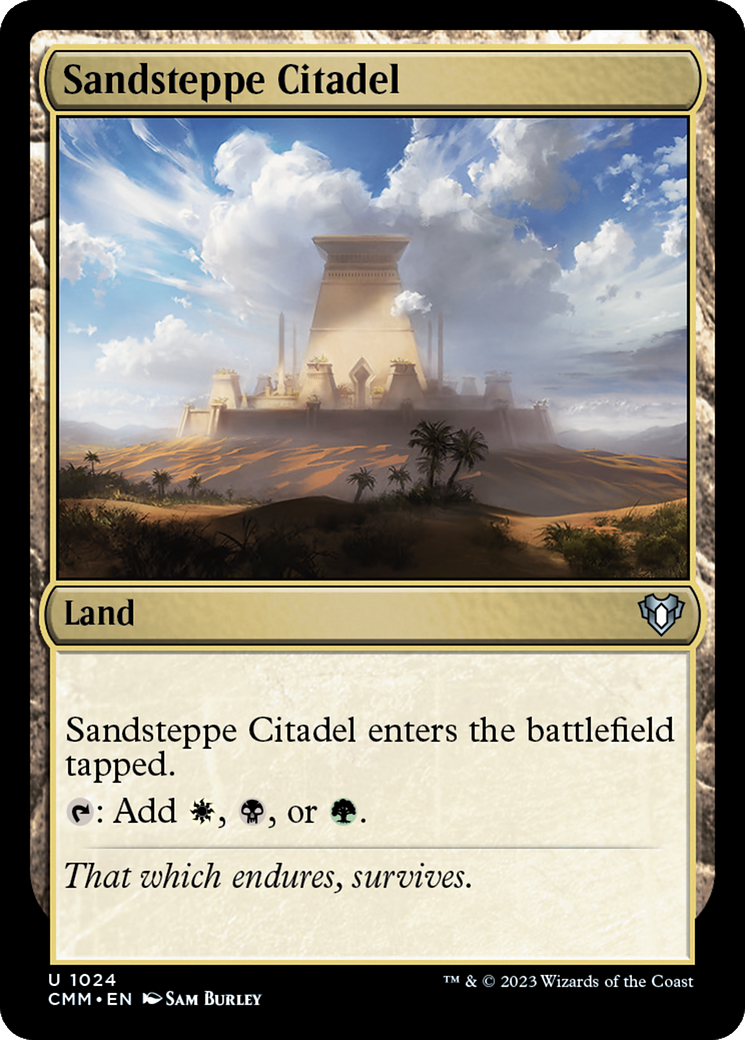 Citadelle de la steppe de sable (CMM-1024) - Commander Masters 