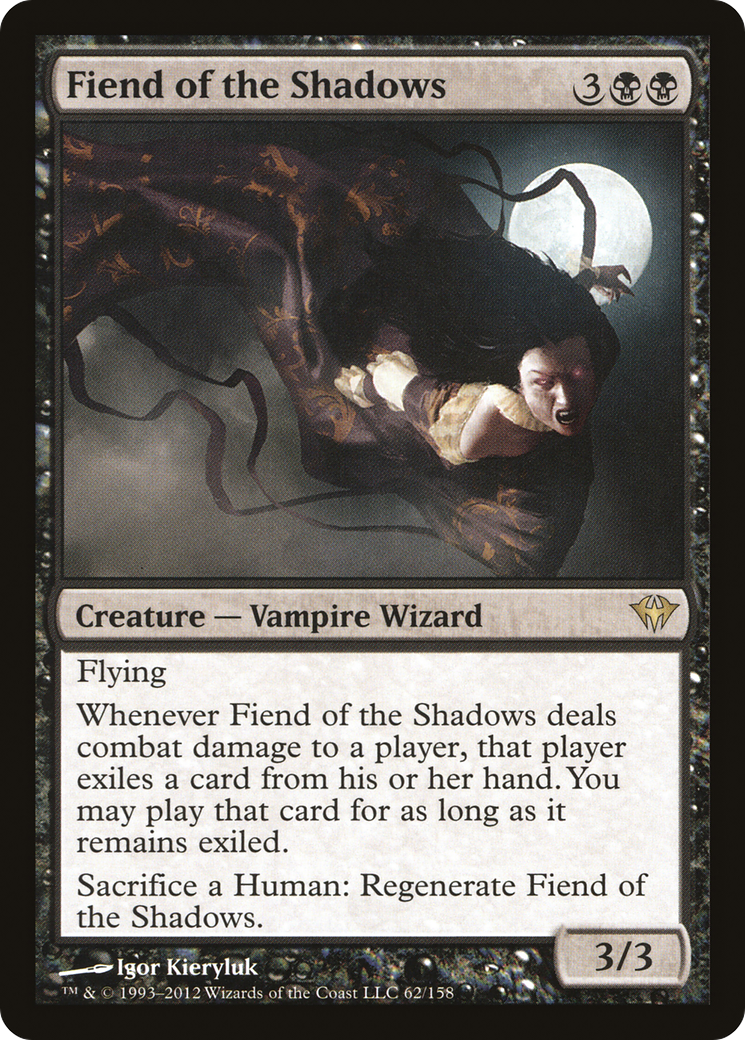 Fiend of the Shadows (DKA-062) - Dark Ascension Foil