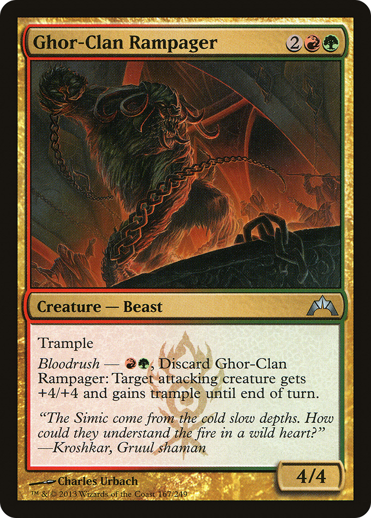Ghor-Clan Rampager (GTC-167) - Gatecrash 
