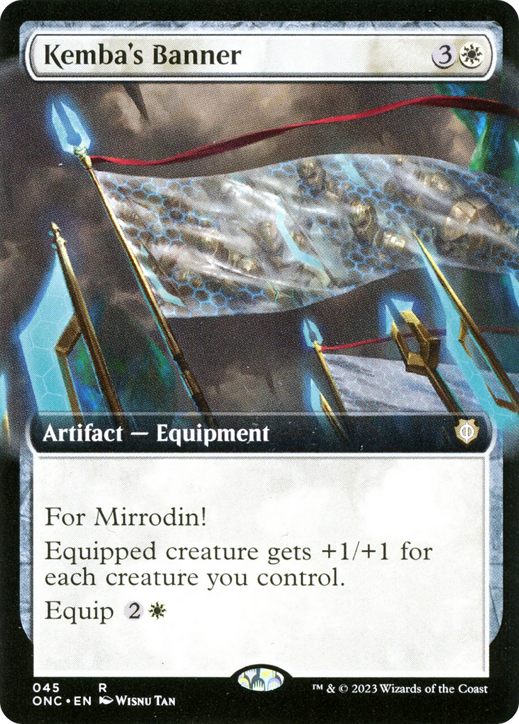 Kemba's Banner (Extended Art) (ONC-045) - Phyrexia: All Will Be One Commander: (Extended Art)